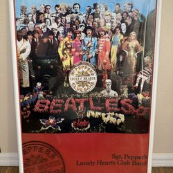 Beatles Sgt Pepper Band Poster 