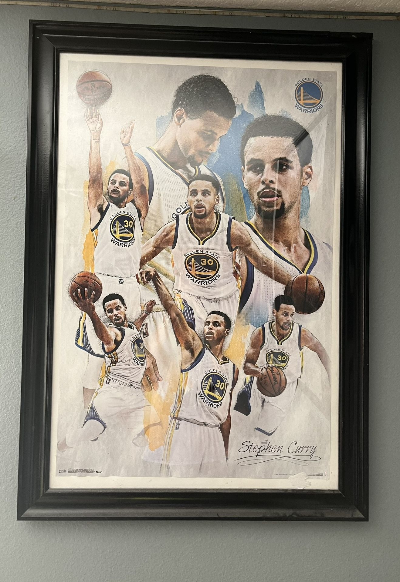 Framed Basketball Posters. Steph Curry , Kawai, Giannis KD