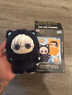 Jujitsu Kaisen Gojo Eaki Cat Ear Plushie Blind Box