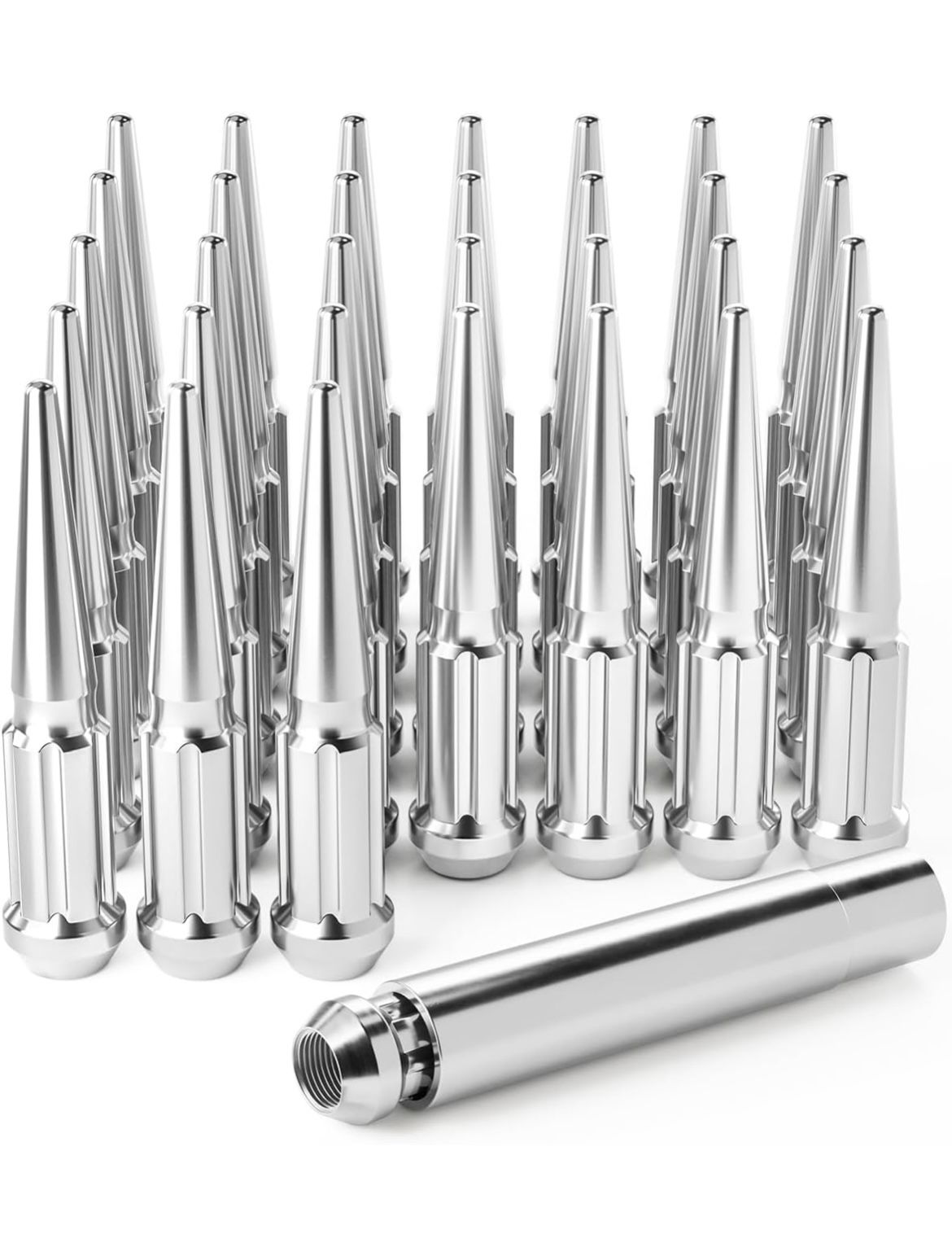 Orion Motor Tech 14mmx1.5 Lug Nuts Chrome 32 Piece
