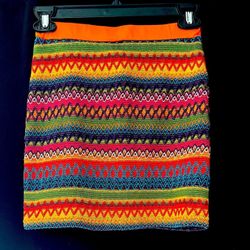 SHEIN - Boho Knit Skirt