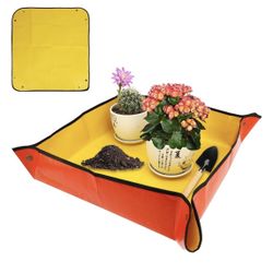 Waterproof Foldable Gardening Potting Mat, 2 Pack, 29 x 40 in, NEW