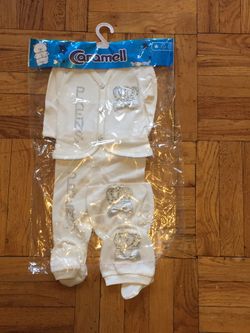 Baby boy outfit size 0-4 month cotton new