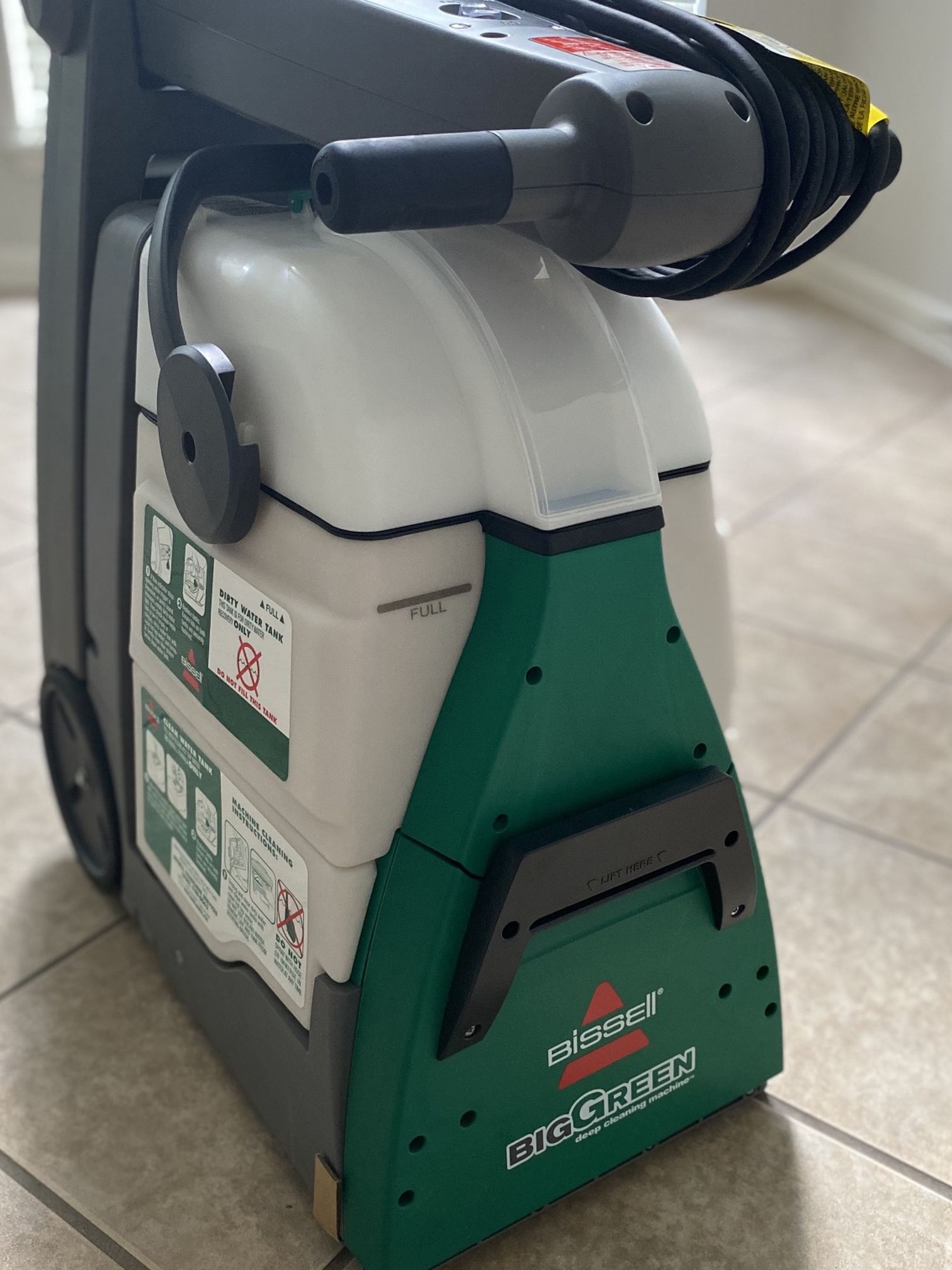 Bissell Big Green Carpet Cleaner For House, Stairs, Cars Etc.