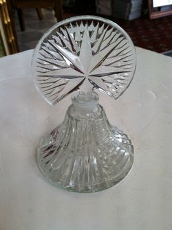 Vintage French Crystal 2 piece Perfume Bottle