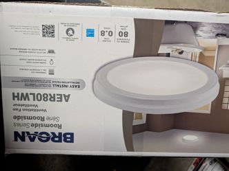 Broan AER80LWH Roomside Series Ventilation Fan