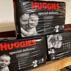 Huggies Special Delivery Diapers – Size 6 (32 ct, New Sealed)