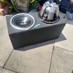 Sony woofers 12 inches. 1200 watts each