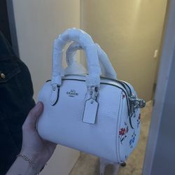 Coach Floral Mini Barrel Bag New With Tags