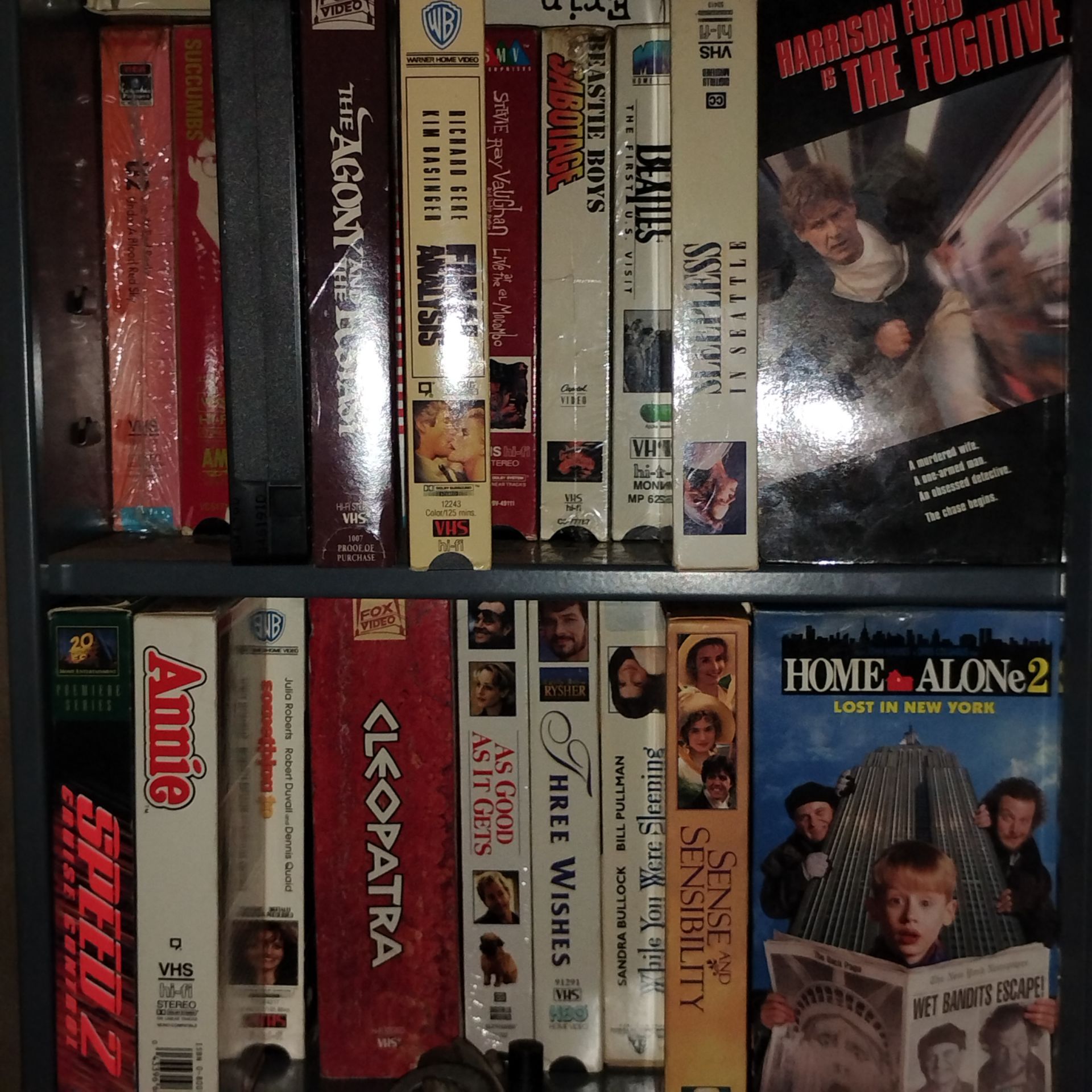 Vhs and vintage games
