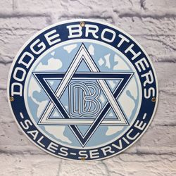DODGE BROTHERS PORCELAIN SIGN 