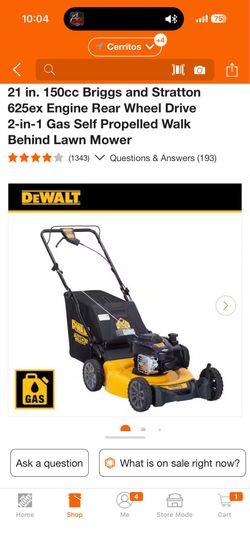 21 in. 150cc Briggs and Stratton 625ex Engine Rear Wheel Drive 2-in-1 Gas Self Propelled Walk Behind Lawn Mower
