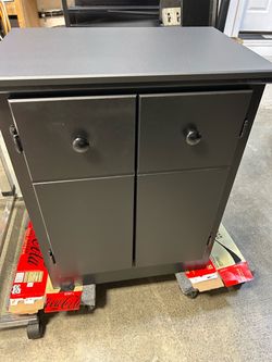 Black Wood Cabinet