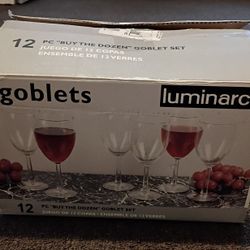 Luminarc Goblets Set Of 12,  10.5oz