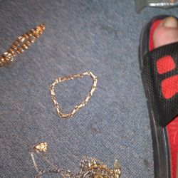 Gold Plated Bracelet With Cubiczirconias