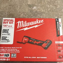 Milwaukee - M18 Cordless Multi Tool Kit 