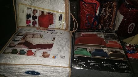 3pcs king/ cal king bed spread set