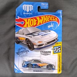 Hotwheels 95 Mazda Rx-7 Zamac Madmike