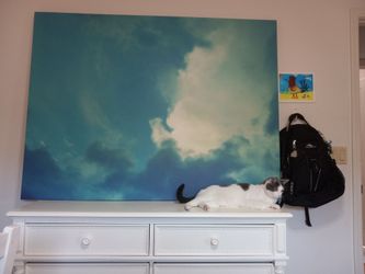 Cloud oversized art