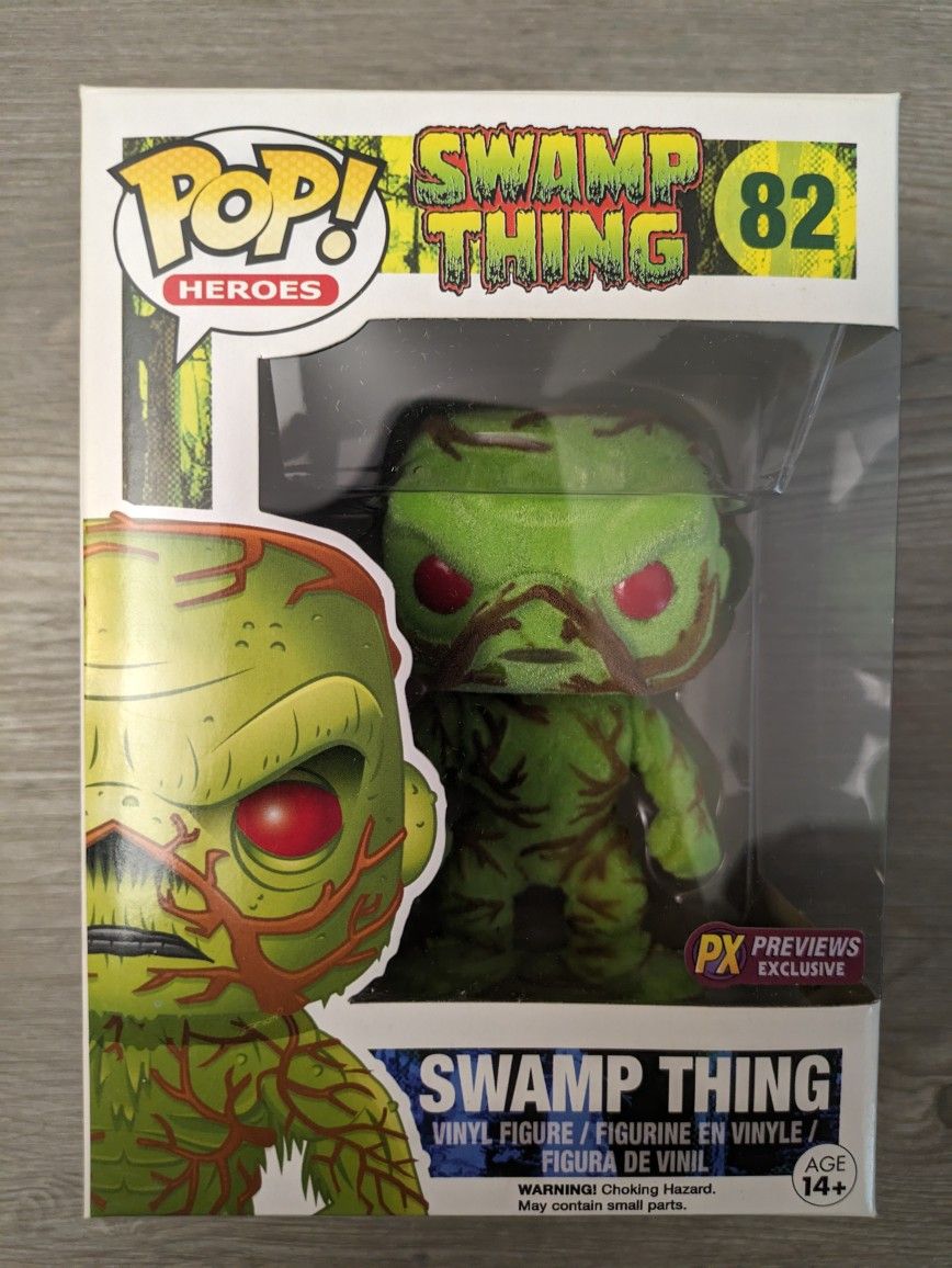 Swamp Thing Funko Pop (Flocked)