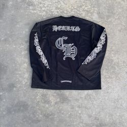 Black Chrome Hearts Long Sleeve Mesh Sz M