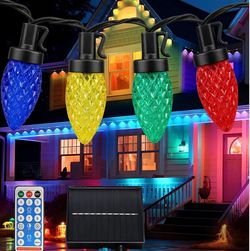 196FT Solar String Lights Outdoor with Remote
