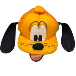 Disney Parks PLUTO Face & Ears Mesh Foam Adult Baseball Cap Trucker Hat Dog