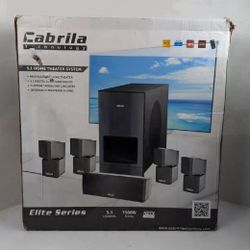 Don’t Wait Til Sell! Cabrilla Technology 5.1 1500W Home Theater System