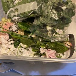 Faux Flowers And Greenery 