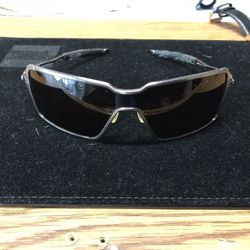 Super Cool Oakley Probation - Unisex Sunglasses - Brushed Steel Frame with Brown Shield - Great Gift 
