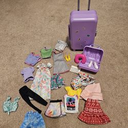 Barbie Travel Luggage Set