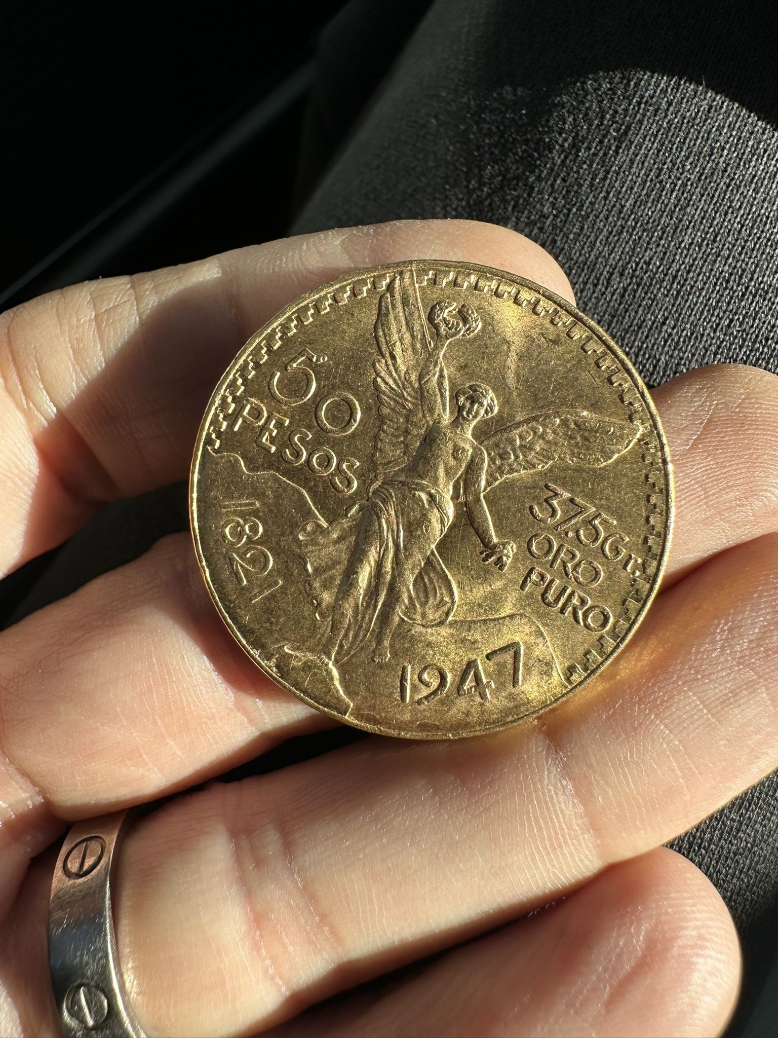 1947 Mexican 50 Pesos Gold Coin – Centenario – 1.2057 oz Pure Gold