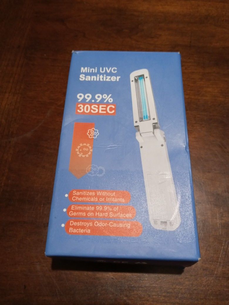 Mini UVC Sanitizer 99% / 30 SEC.