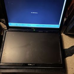 2 TVs With a remote 24 inches