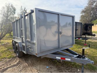 New smooth wall dump trailer 2027 12 ft !