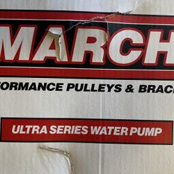 New March Performance Aluminum Short Water Pump Small Block Chevy