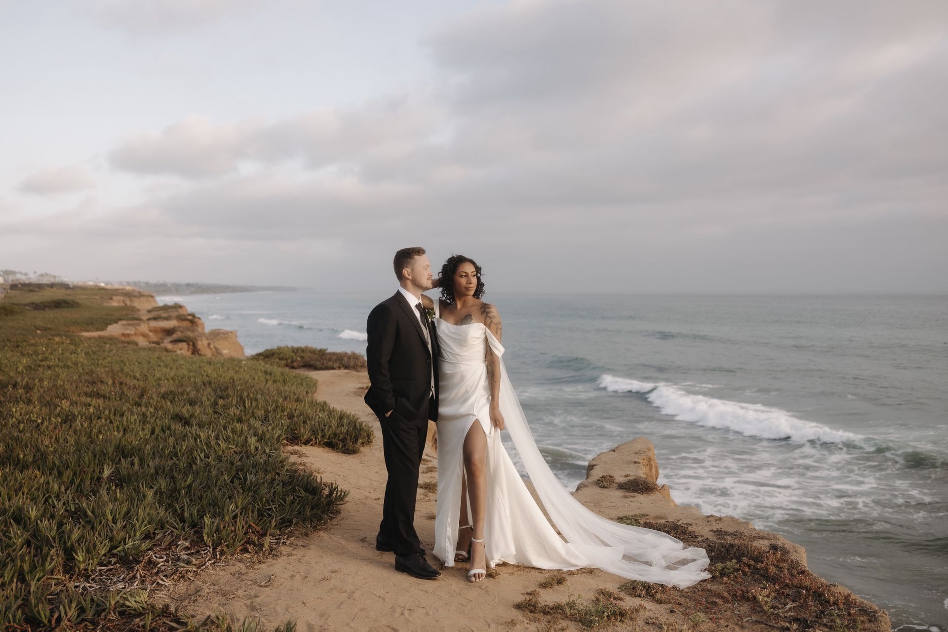 Wedding Dress And Vail