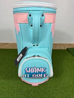 Shank It Golf Cotton Candy Den Caddy Cooler Golf Ball Storage Blue Pink NEW