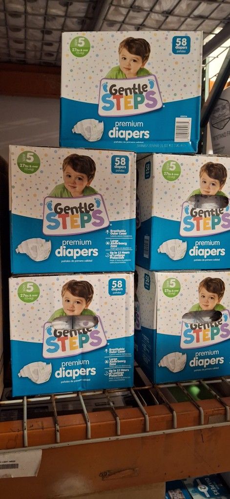 Size 5 Gentle Steps Diapers