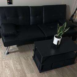 Couch and table