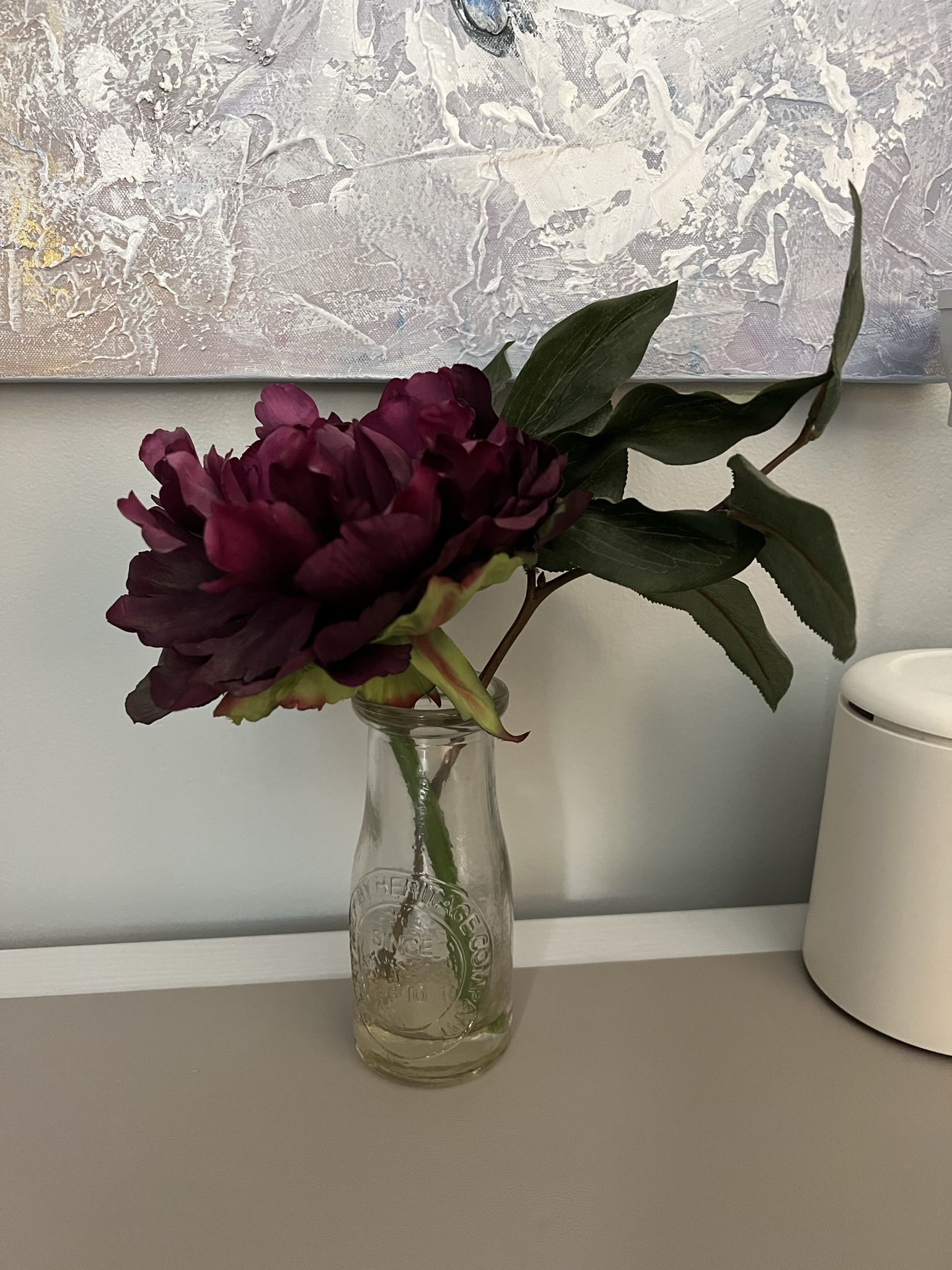 Fake Flower With Vase
