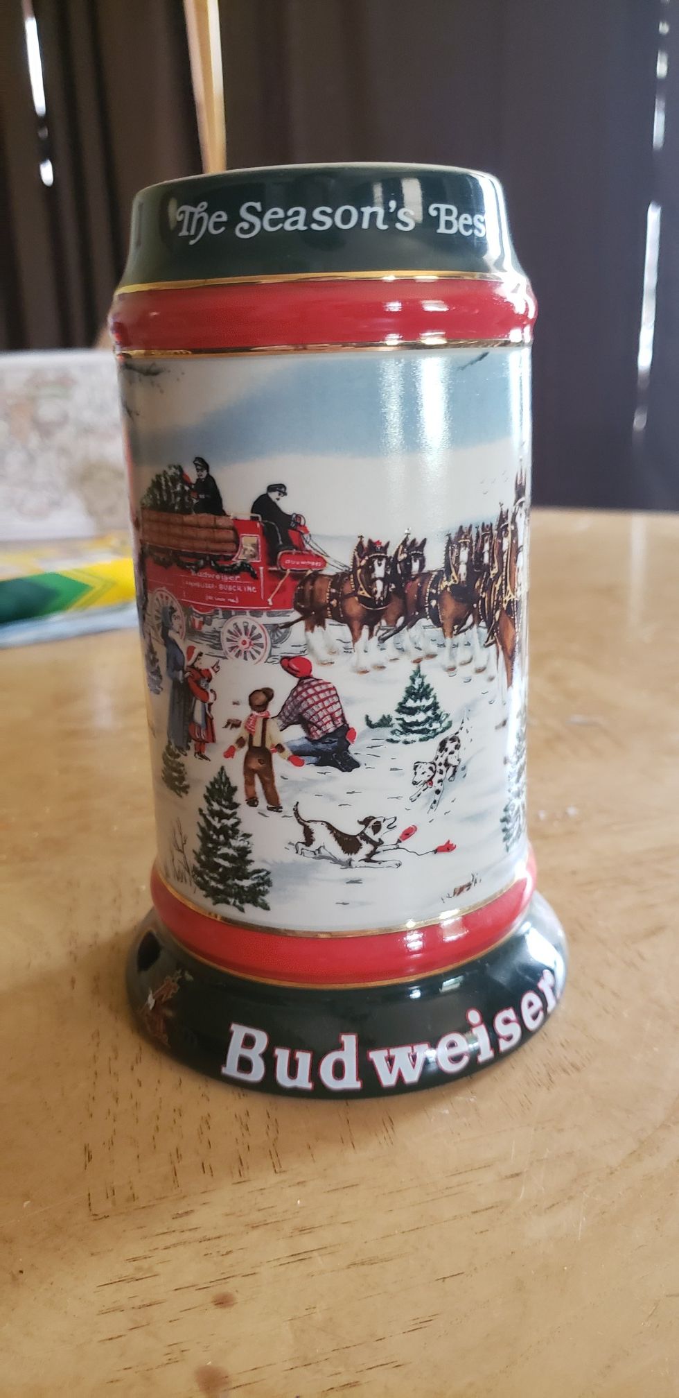Budweiser Vintage Stein 1991 set of 5