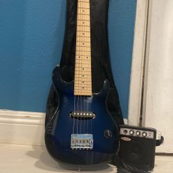  Electric Guitar Bundle(Electric Guitar+Case+Amp+Chord)