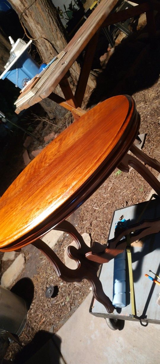 Antique Vintage Georgian Style Walnut Side Table