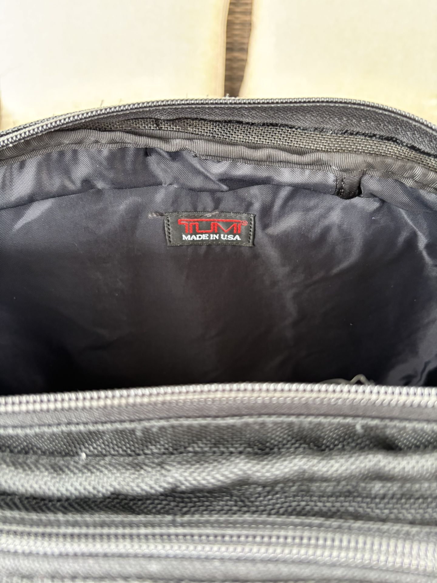 Tumi Alpha Expandable Brief, Black Ballistic Nylon