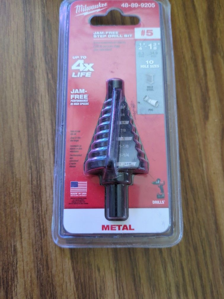 New Milwaukee Step Bit