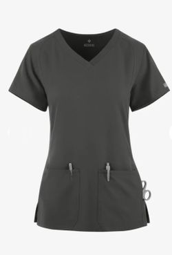 Insight Medcouture Gray Scrub Set