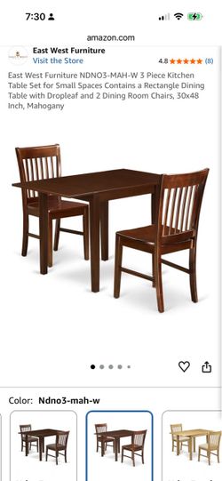 3 piece kitchen table