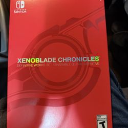 Xenoblade chronicles Definitive Edition works set for nintendo switch 