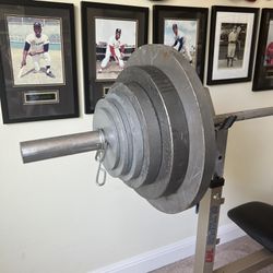 Olympic Weight/Bench Press/leg Extensión 
